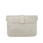 Cartera crossbody Fati para mujer color blanco
