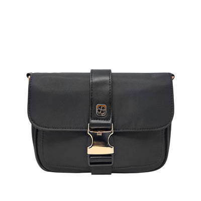 Cartera crossbody Fati para mujer color negro