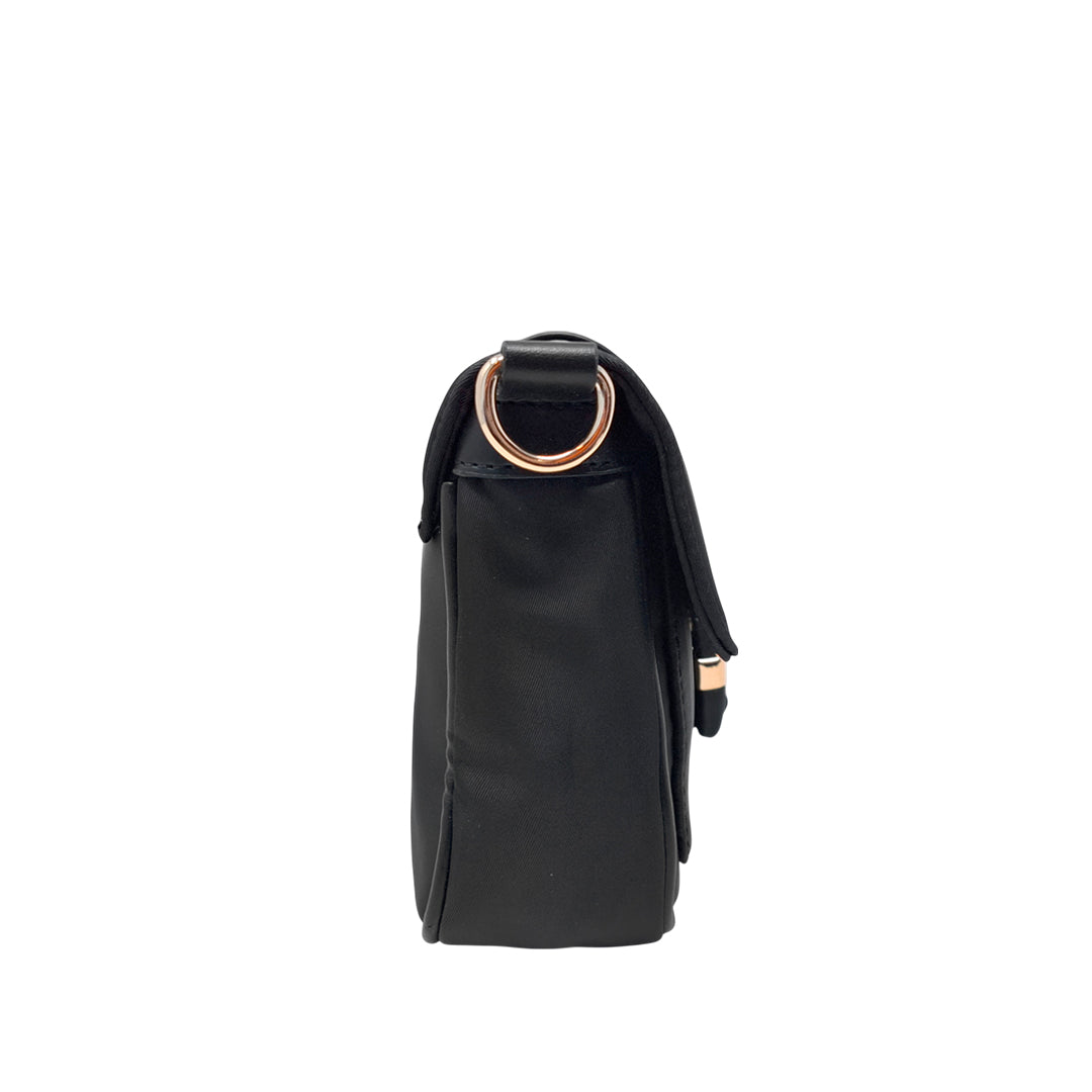 Cartera crossbody Fati para mujer color negro