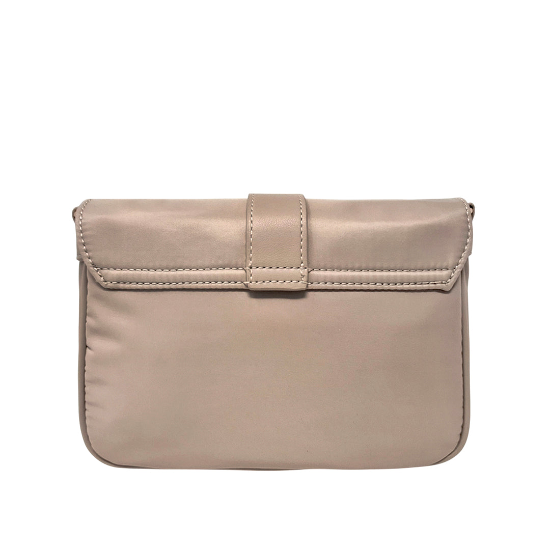 Cartera crossbody Fati para mujer color taupe