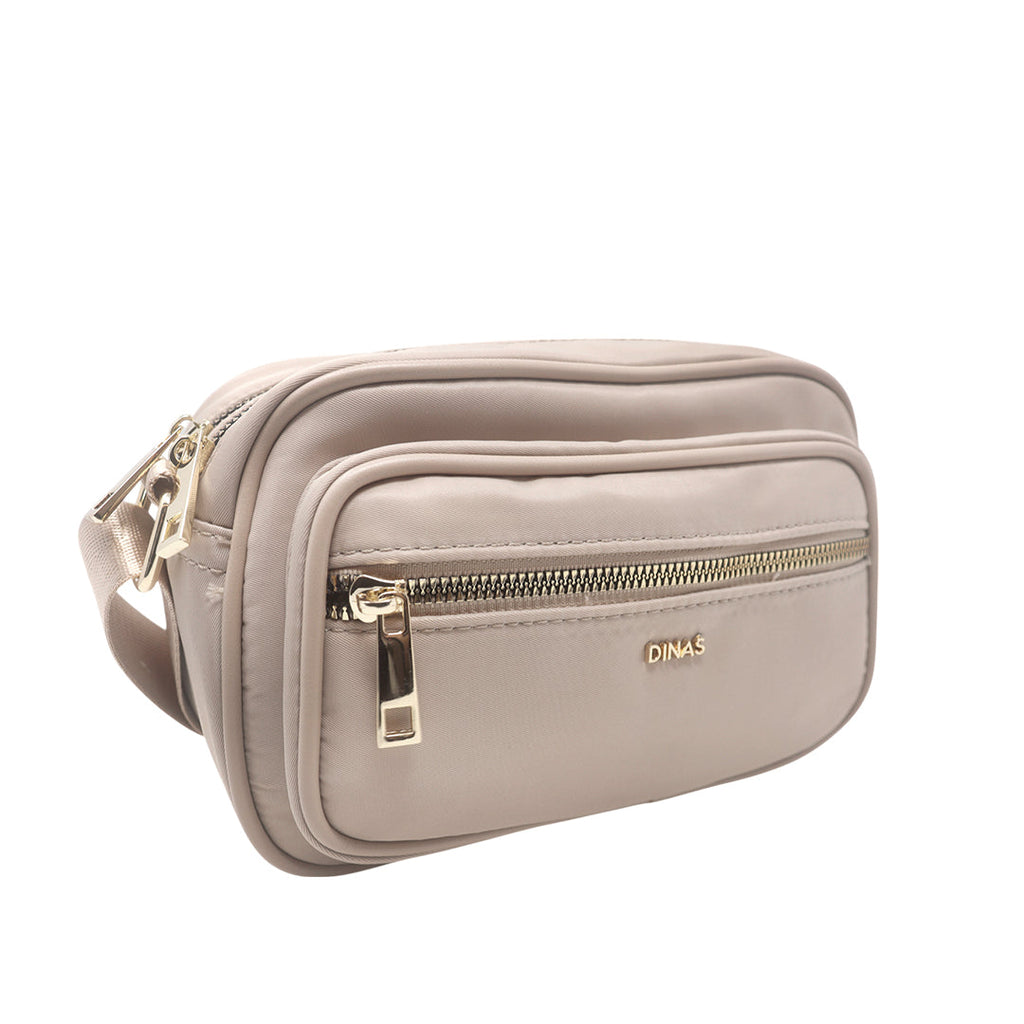 Cartera crossbody Kenny para mujer color taupe