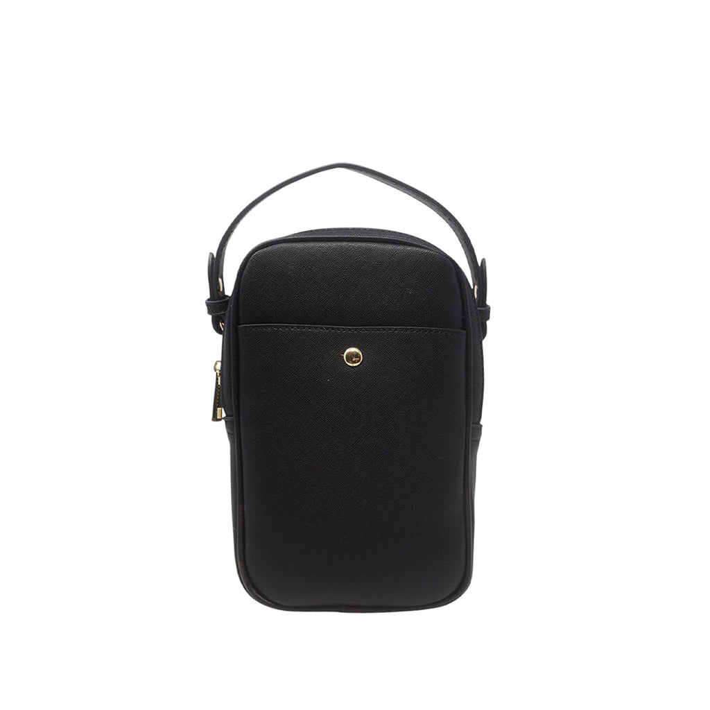 Cartera crossbody Cherry para mujer color negro