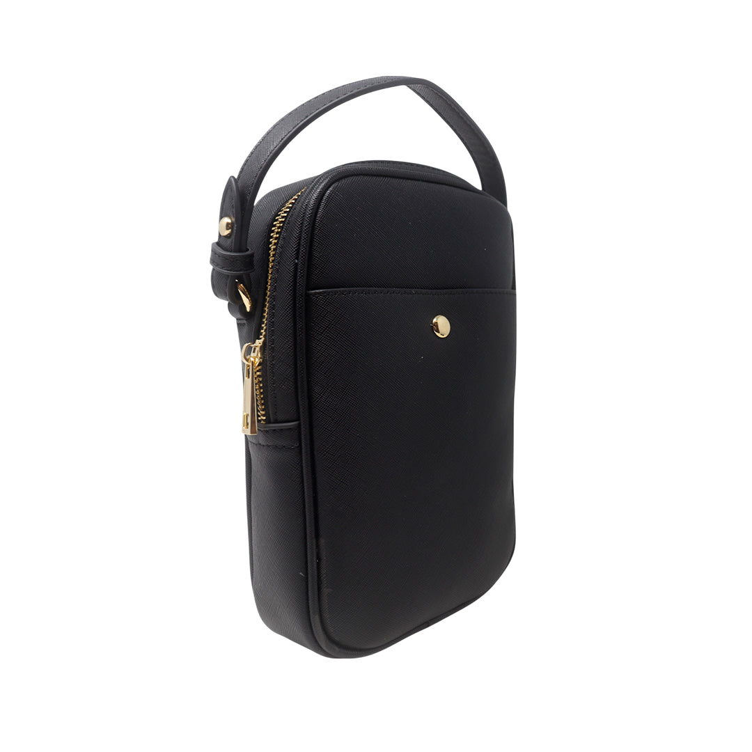 Cartera crossbody Cherry para mujer color negro