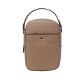 Cartera crossbody Cherry para mujer color taupe