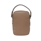 Cartera crossbody Cherry para mujer color taupe