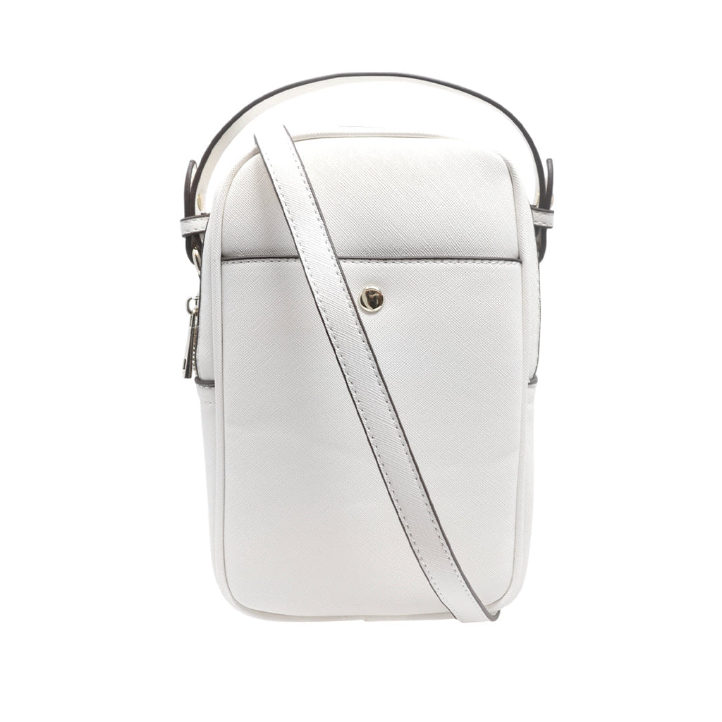 Cartera crossbody Cherry para mujer color blanco