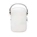 Cartera crossbody Cherry para mujer color blanco