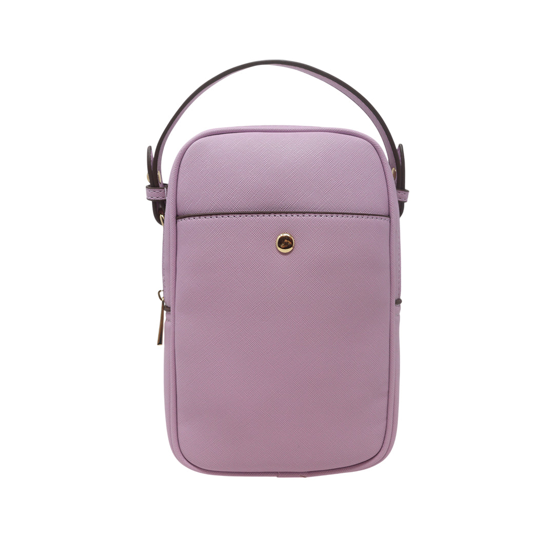Cartera crossbody Cherry para mujer color morado