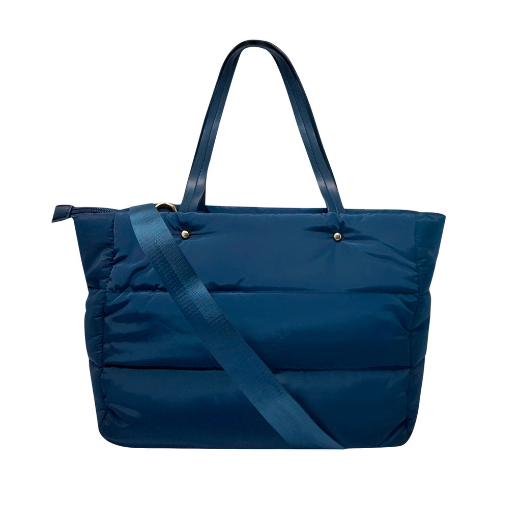 Cartera tote Paula para mujer color navy