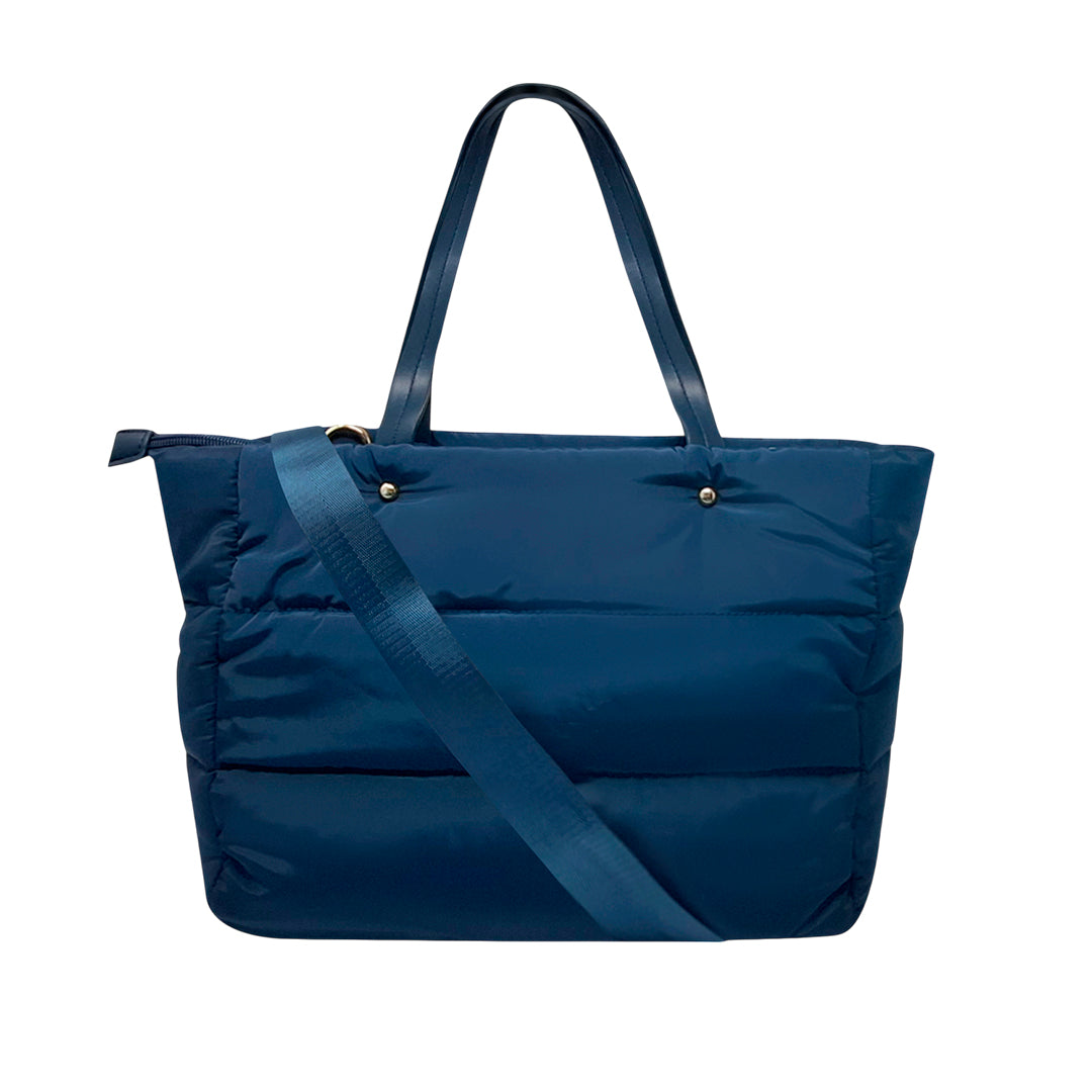 Cartera tote Paula para mujer color navy