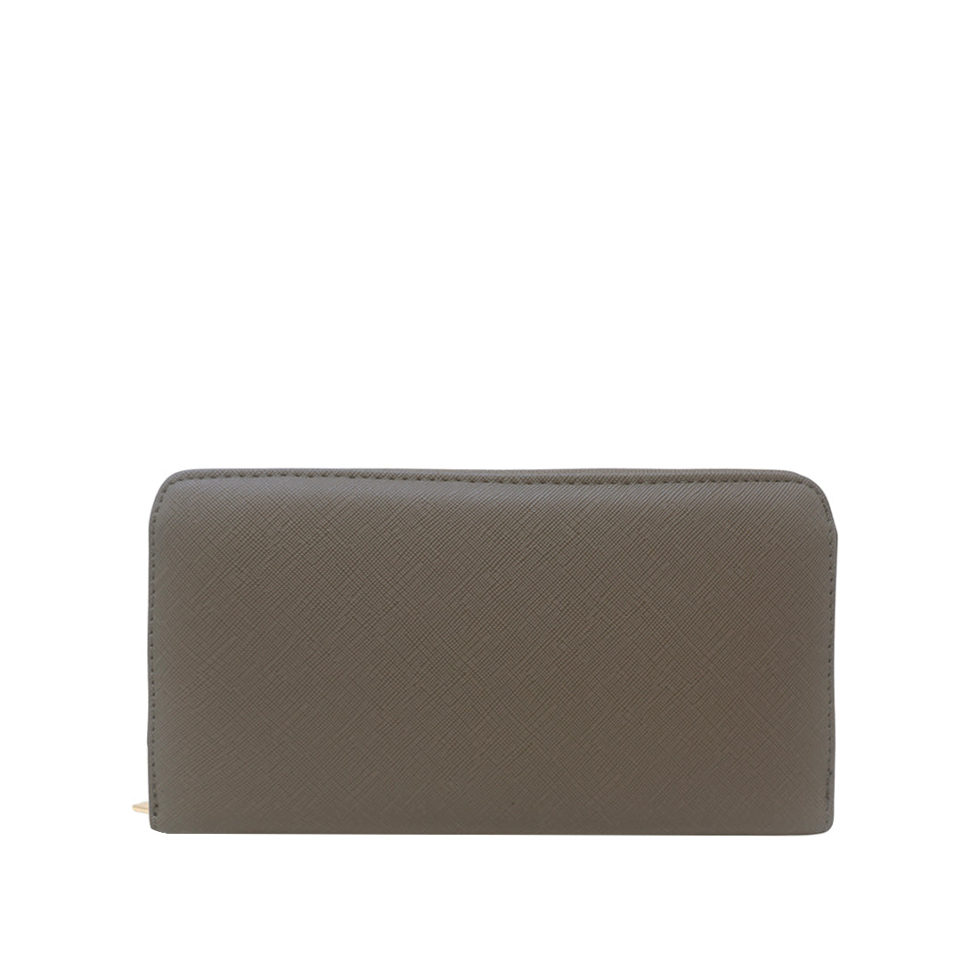 Billetera Alexa para mujer color taupe