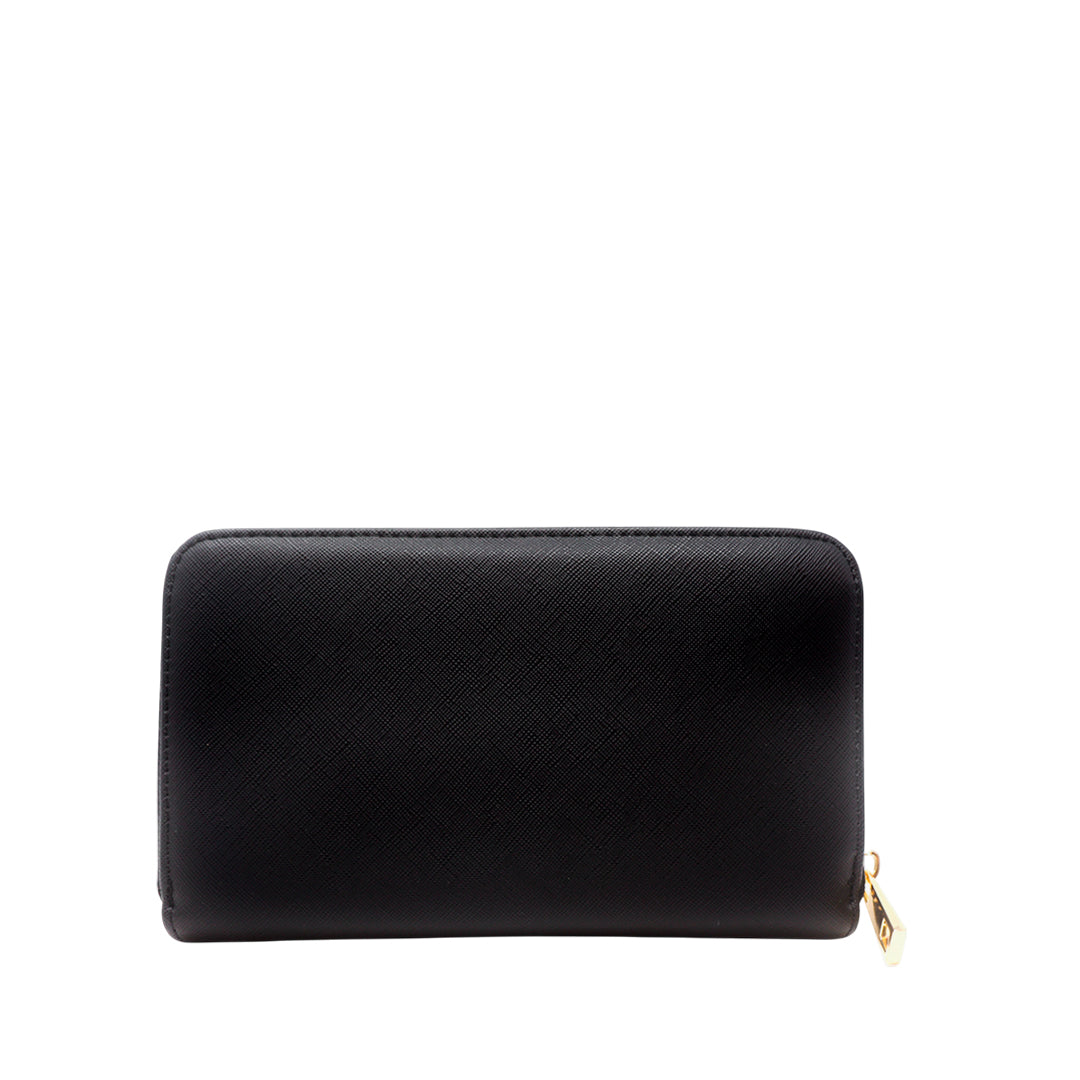 Billetera Alexa para mujer color negro