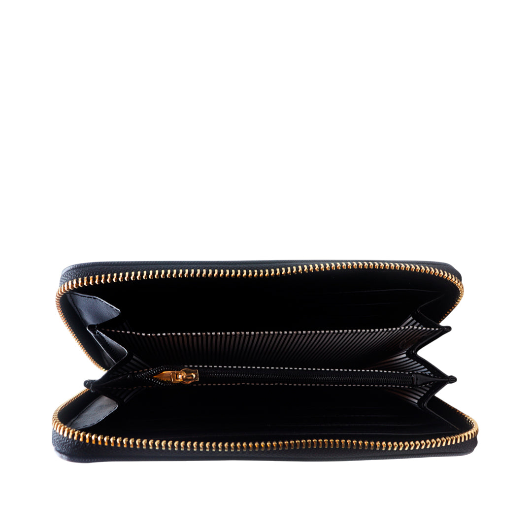 Billetera Alexa para mujer color negro