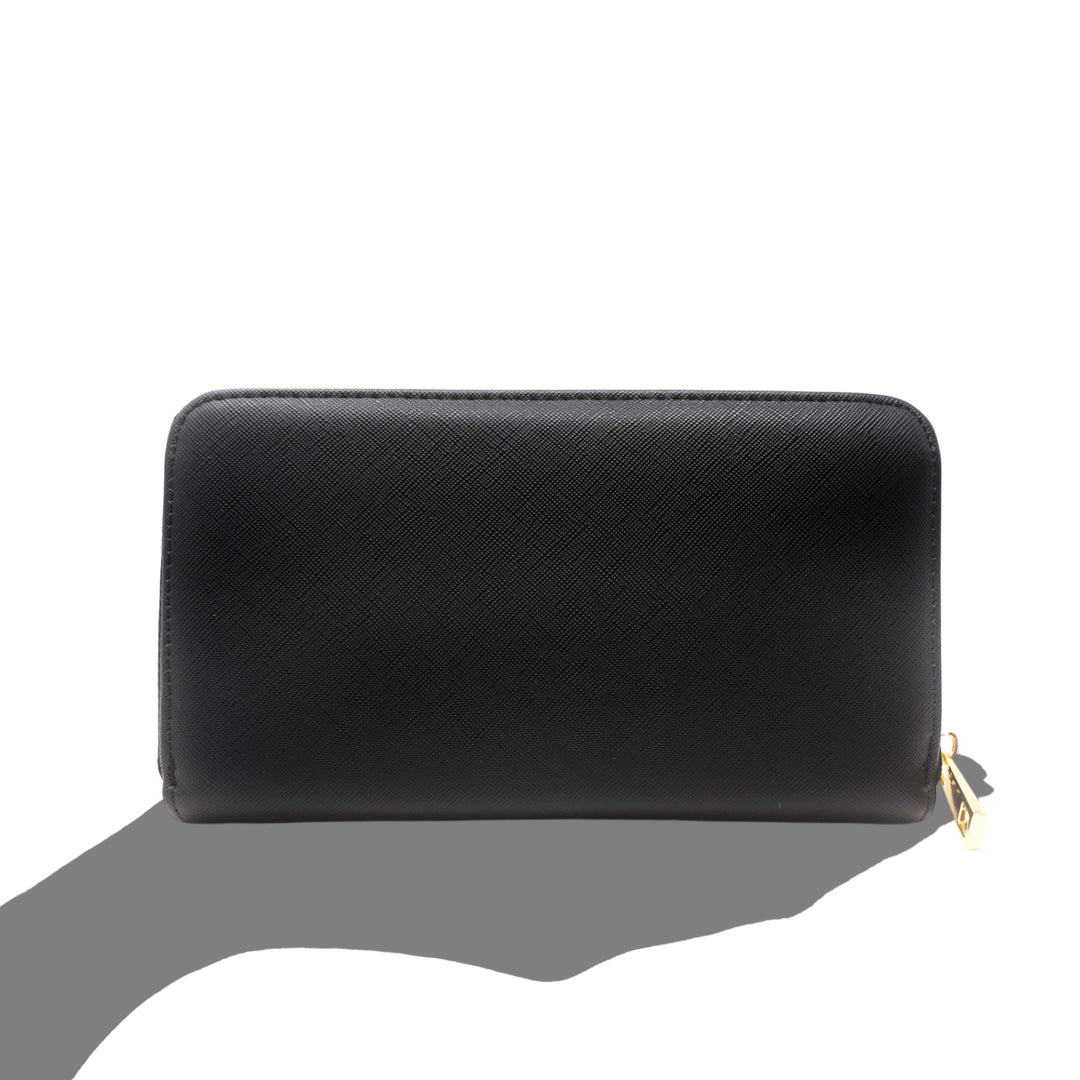 Billetera Alexa para mujer color negro