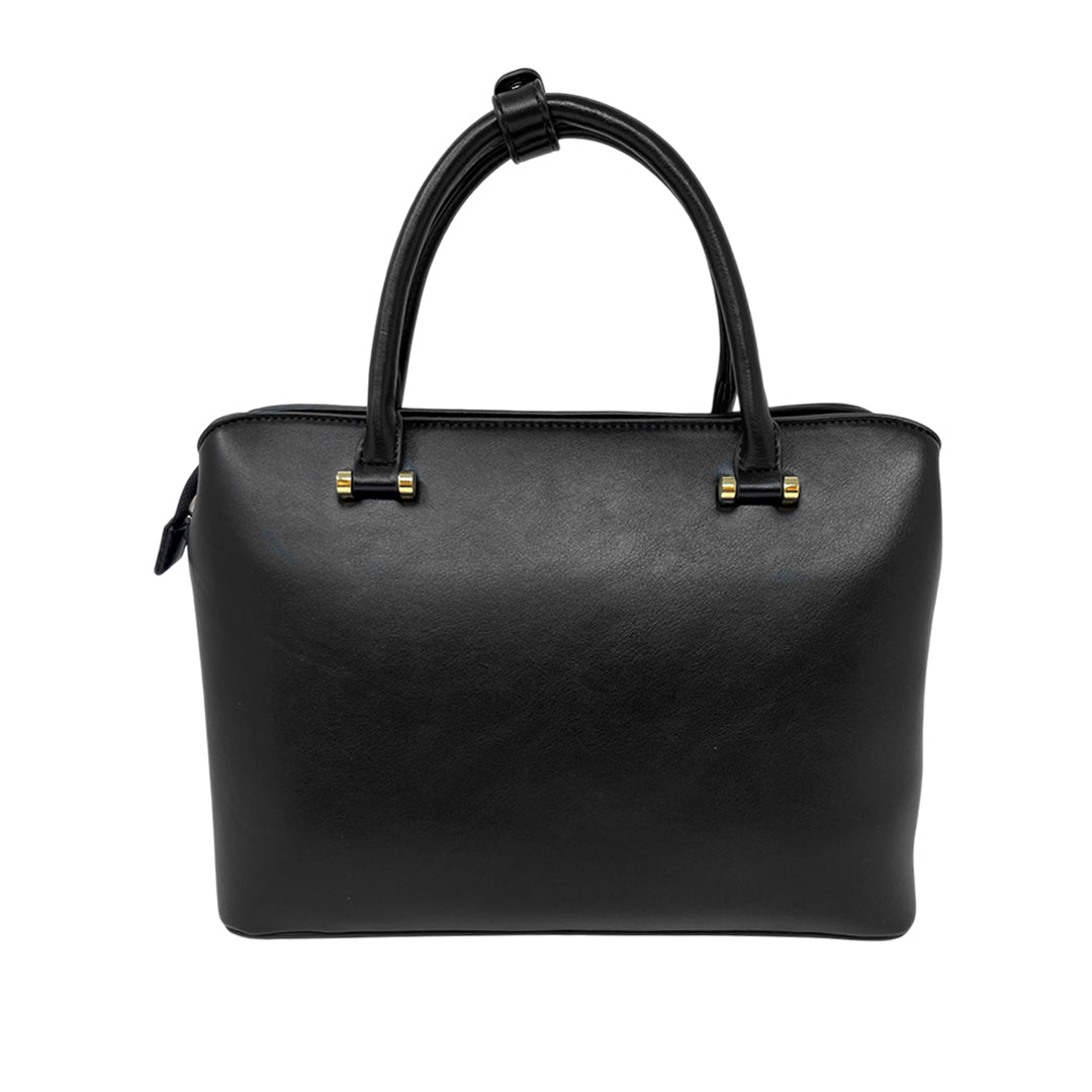 Cartera satchel Cameron para mujer color negro