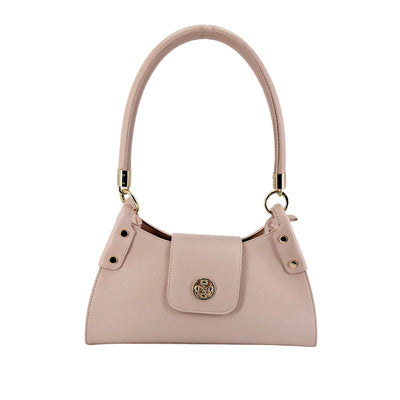 Cartera satchel Ginger para mujer color blush