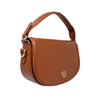 Cartera crossbody Gypsy para mujer color tan