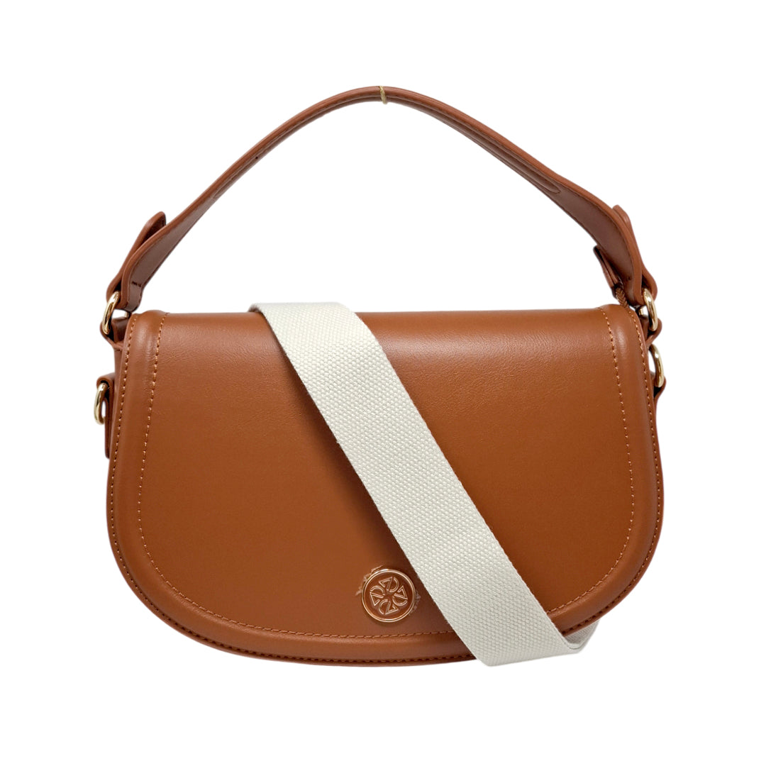 Cartera crossbody Gypsy para mujer color tan