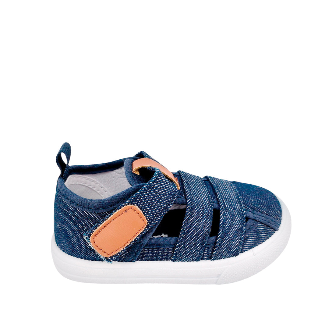 Canvas Carlos para niño color denim