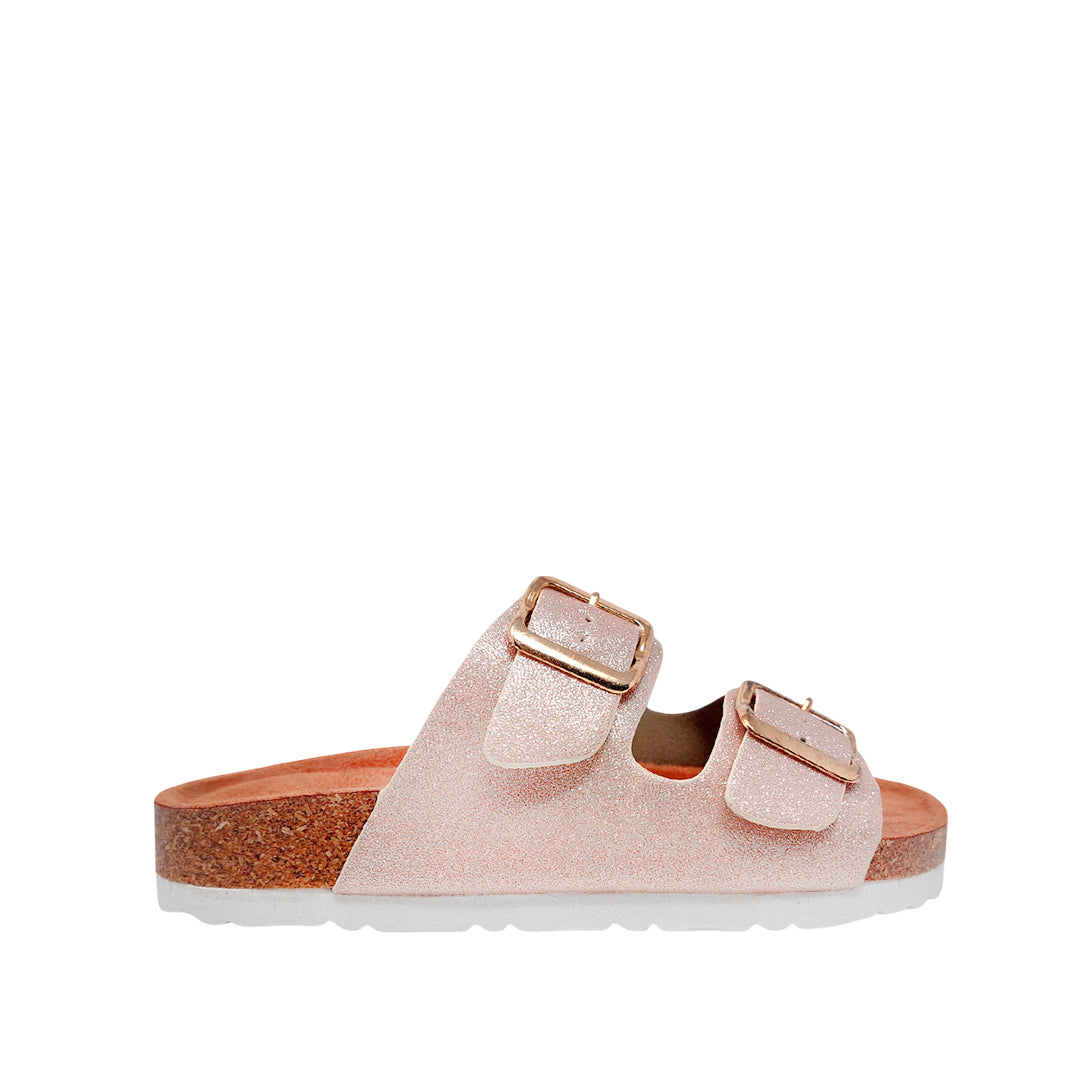 Sandalias flats Beatriz para niña color dorado