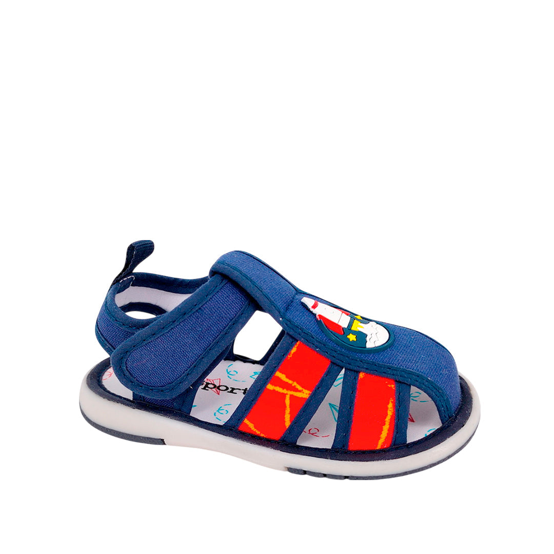 Canvas Marco para niño color denim