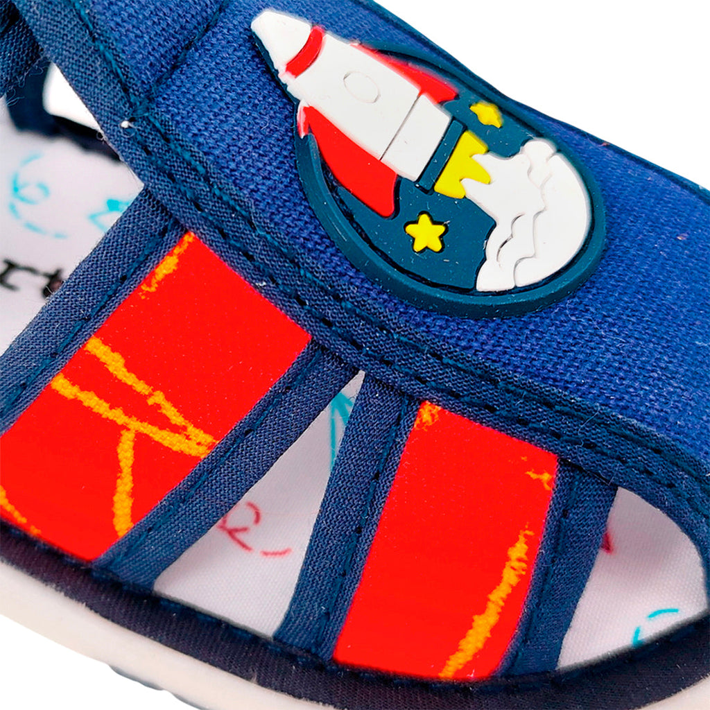 Canvas Marco para niño color denim