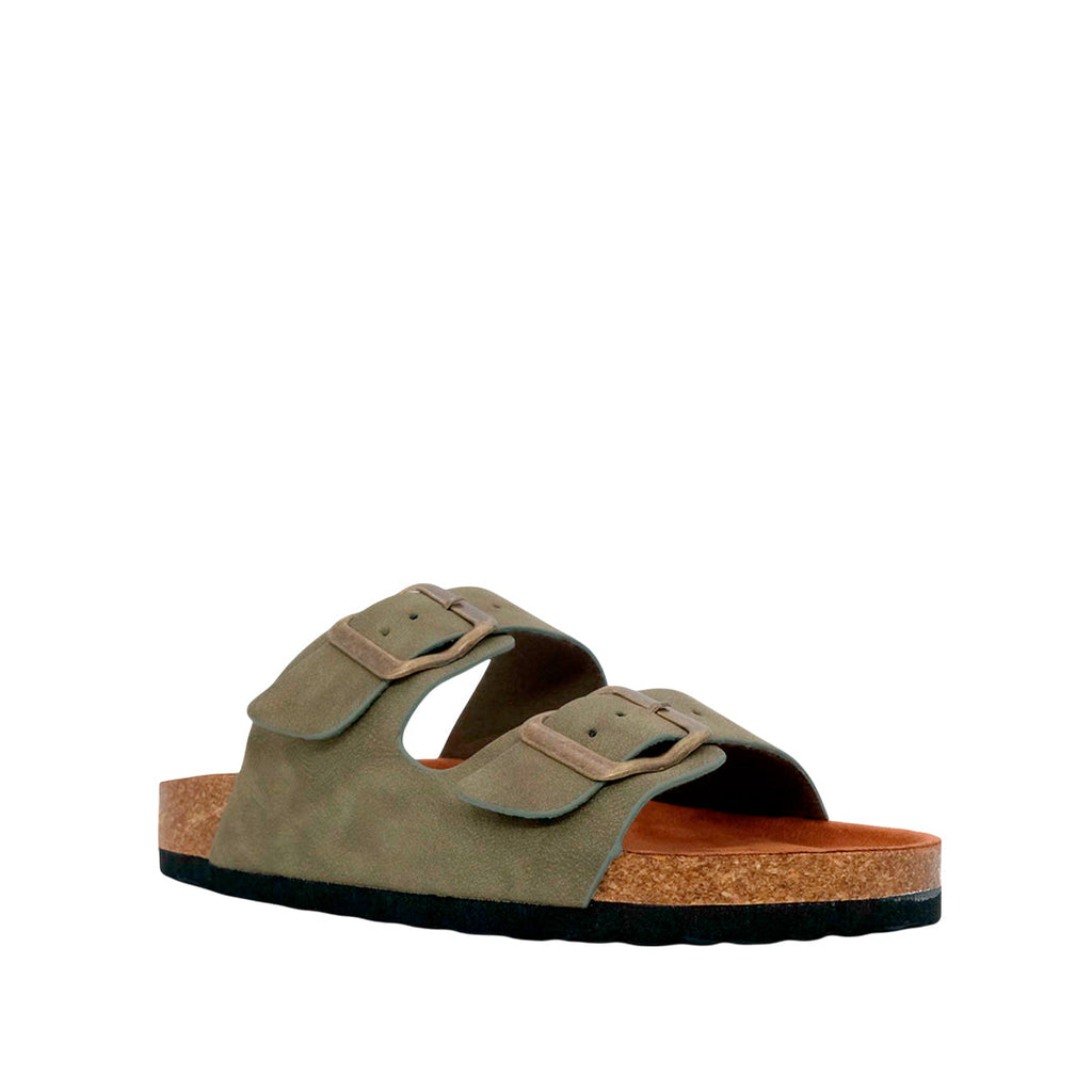 Sandalias flats Camilo para niño color verde