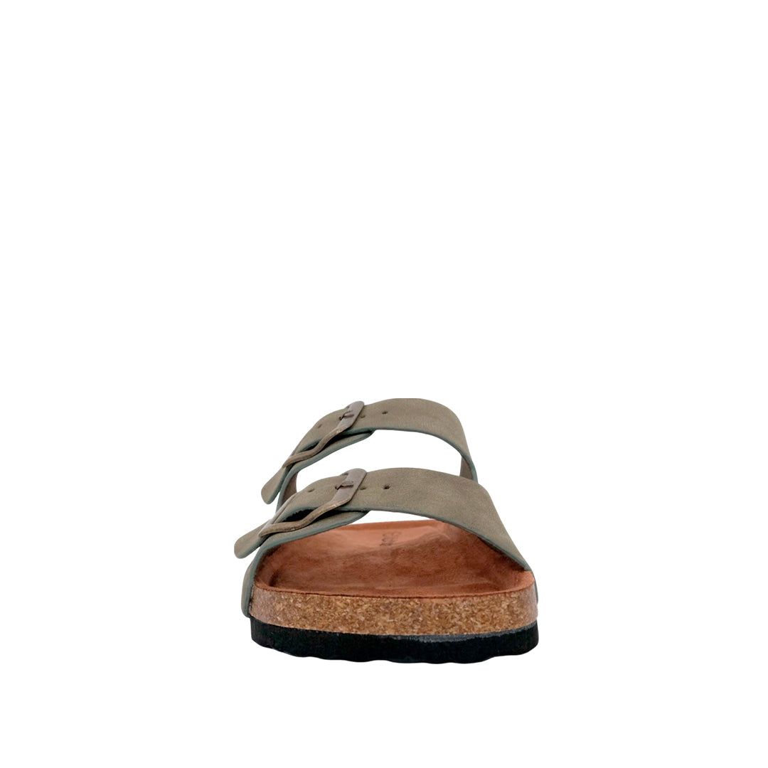 Sandalias flats Camilo para niño color verde