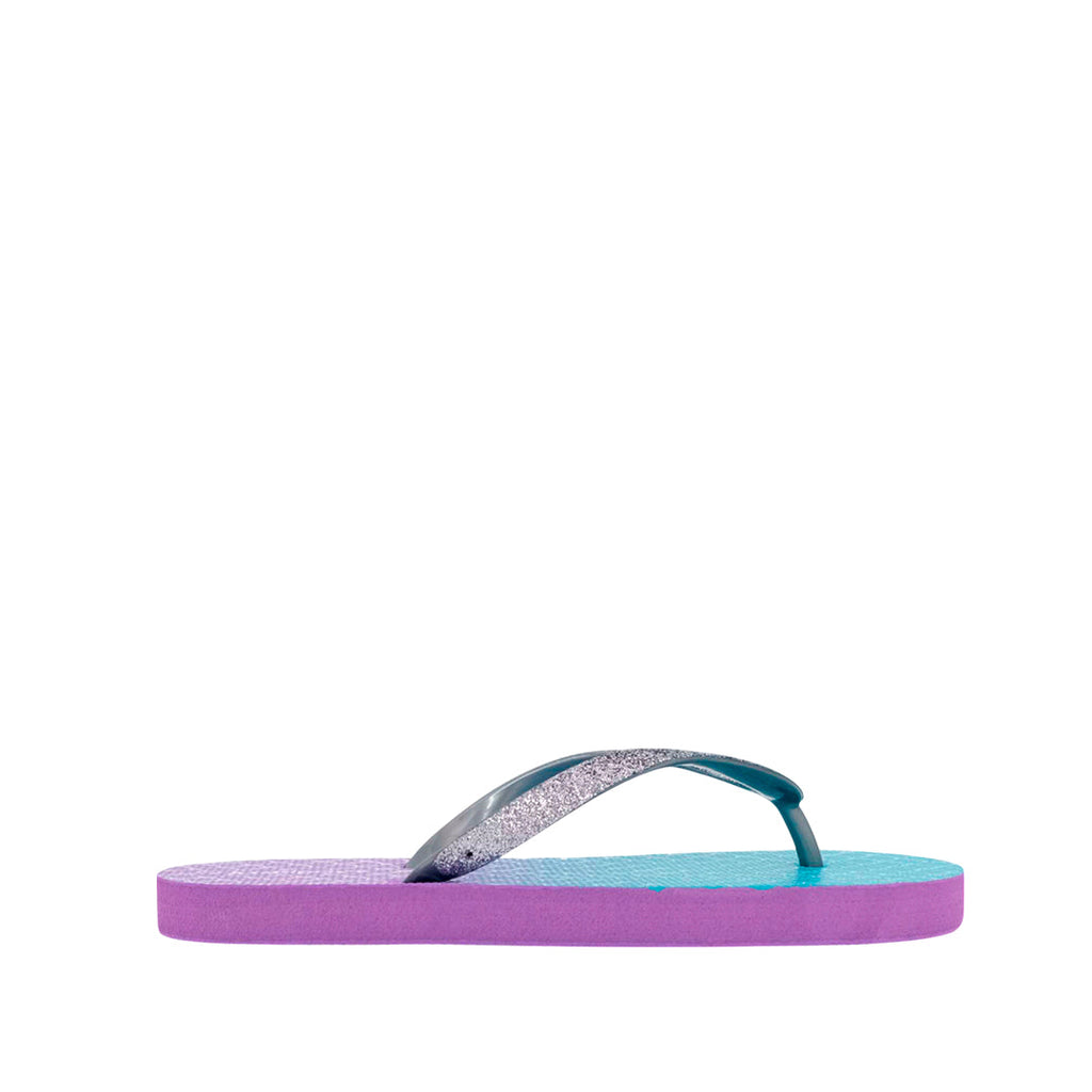 Sandalias flats Carla para niña color morado