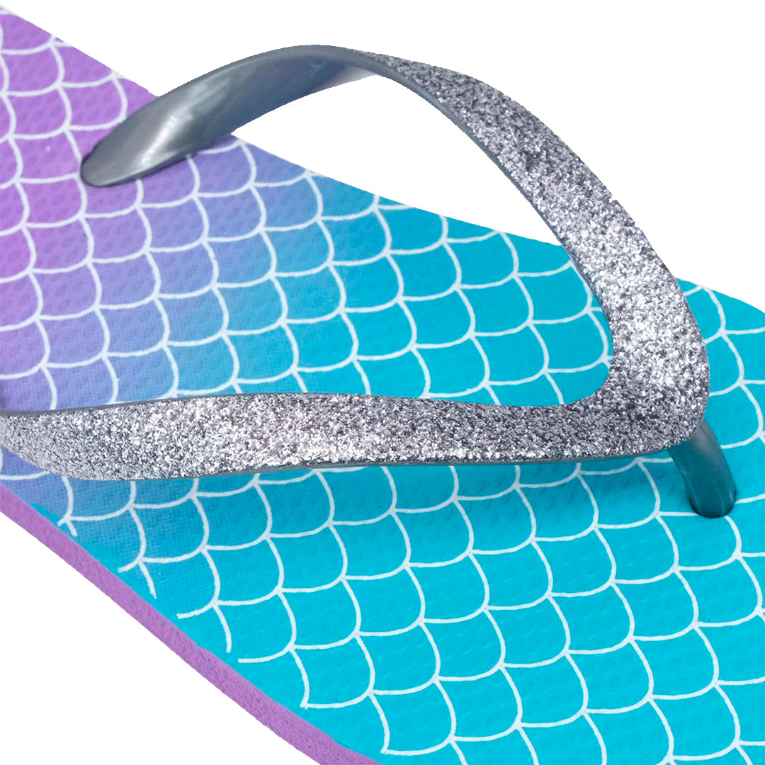 Sandalias flats Carla para niña color morado