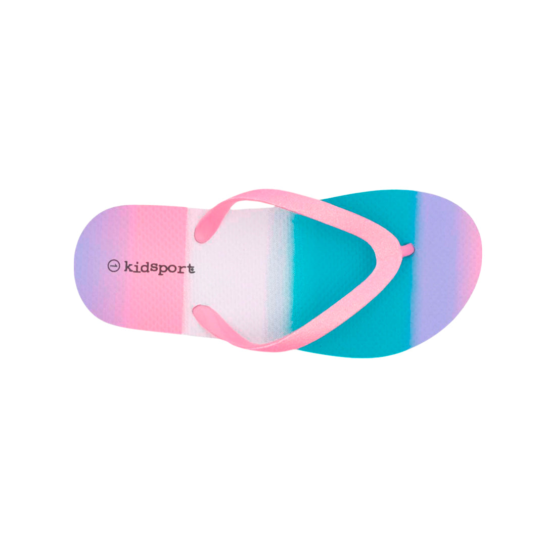 Sandalias flats Carla para niña color rosado