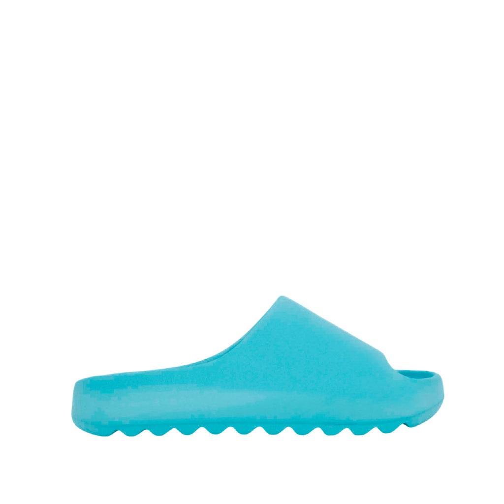 Sandalias flats Elsa para niña color celeste