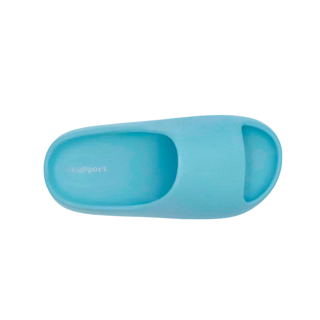 Sandalias flats Elsa para niña color celeste