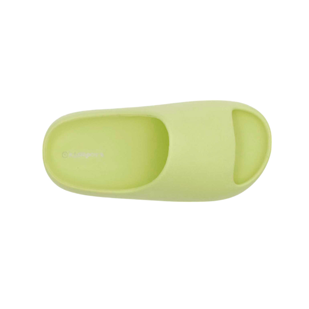 Sandalias flats Elsa para niña color verde