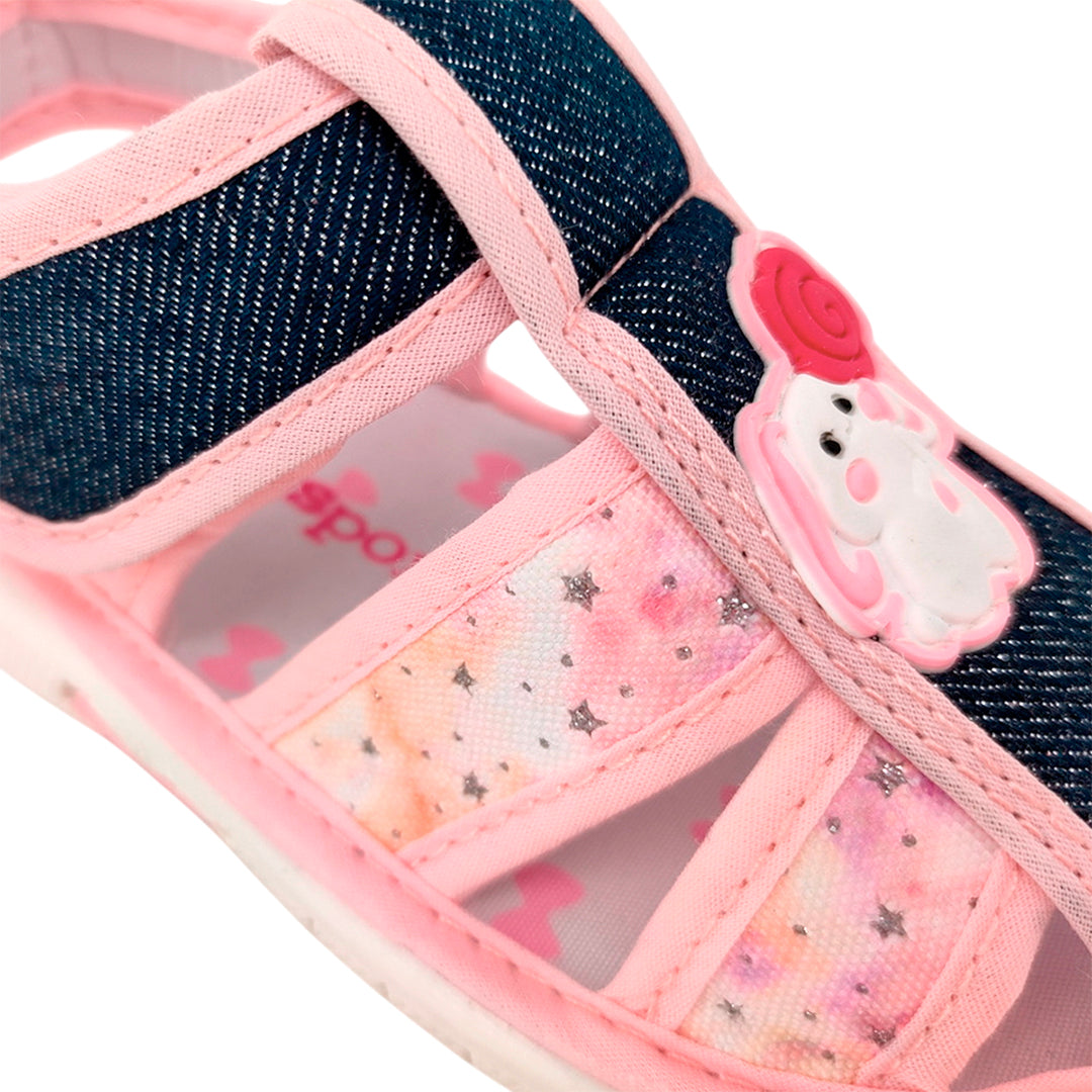 Canvas Elisa para niña color navy