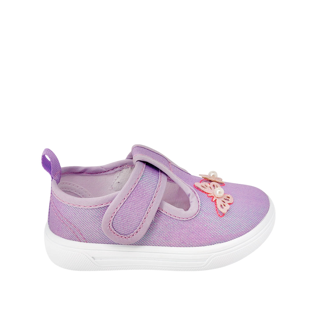 Canvas Mausy para niña color morado