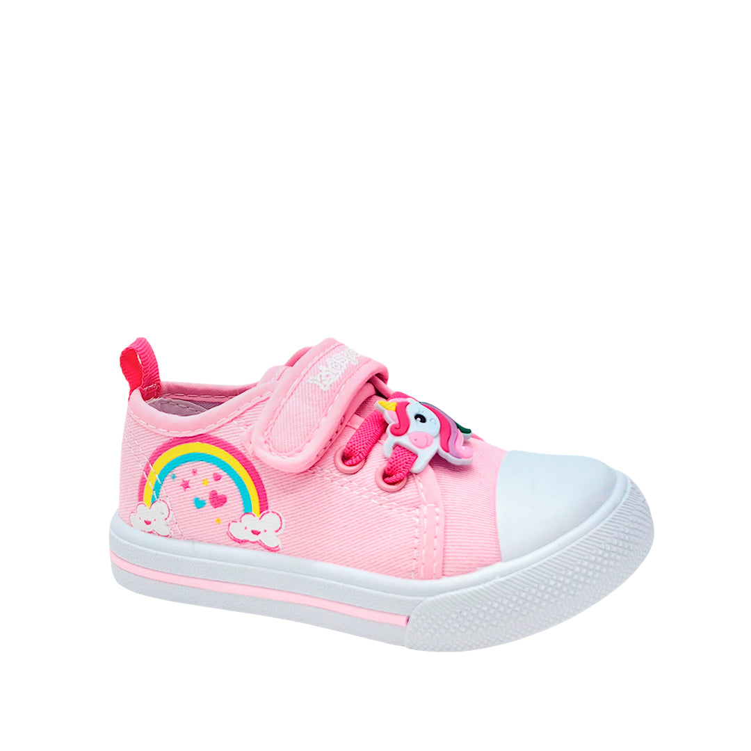 Canvas Pony para niña color rosado