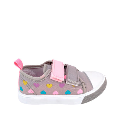 Canvas Sara para niña color gris