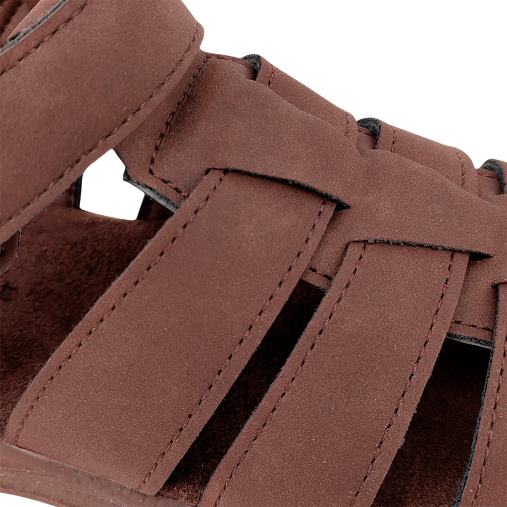 Sandalias slingback Jorge para niño color café