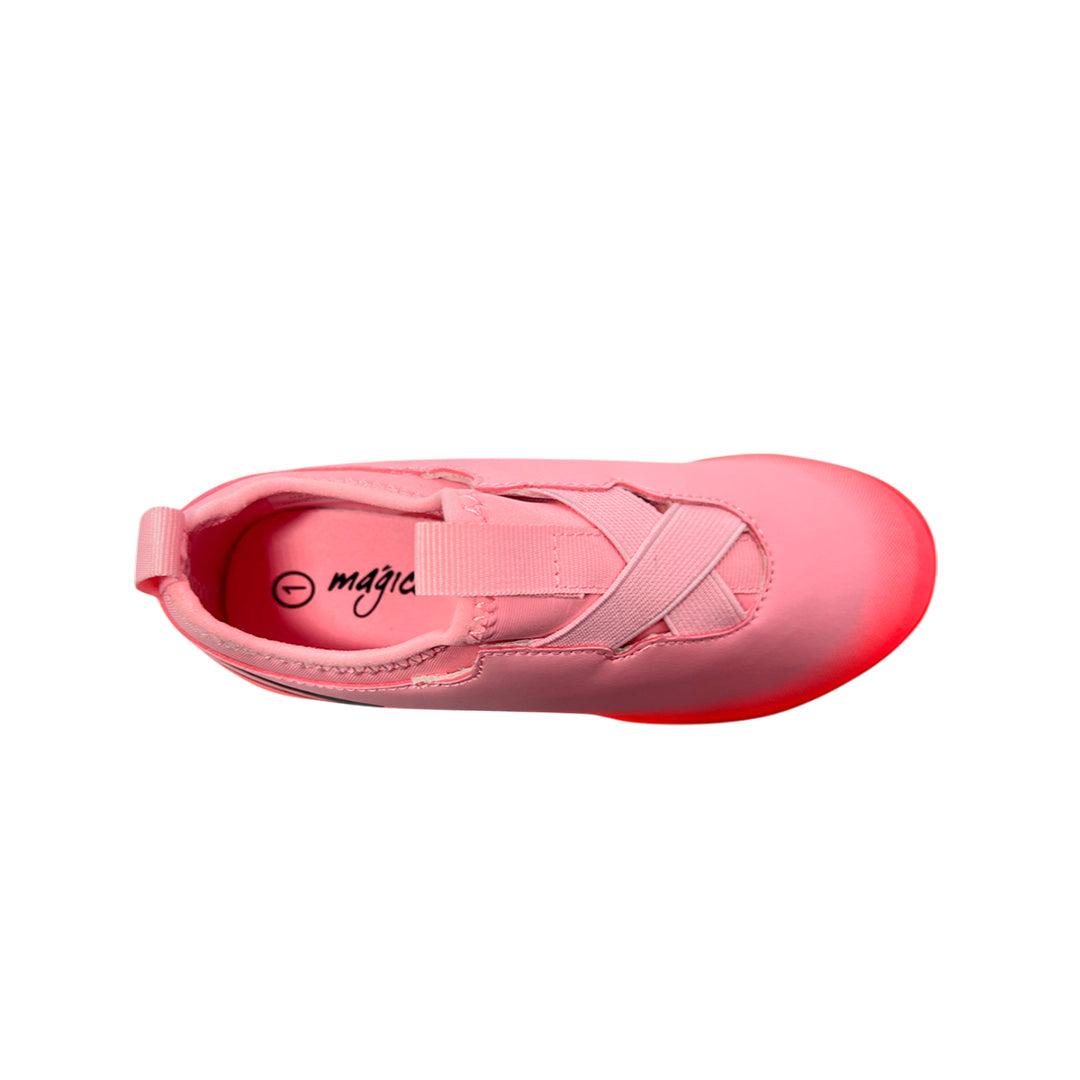 Zapatos para fútbol Natalie para niña color rosado