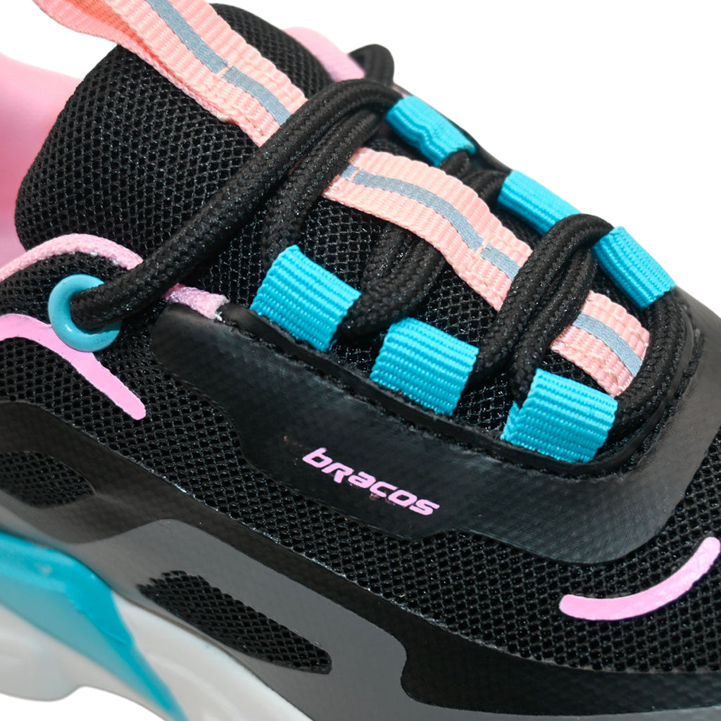 Tennis Sasha para niña color negro