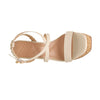 Sandalias de cuña Danae para mujer color hueso