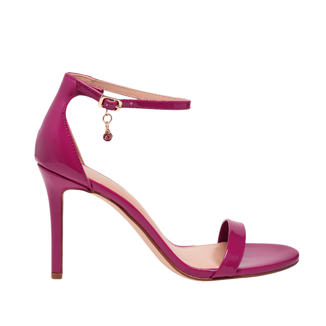 Sandalias de tacón Brazen para mujer color fucsia