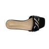 Sandalias slip on Ester para mujer color negro
