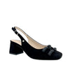Tacones slingback Annie para mujer color negro