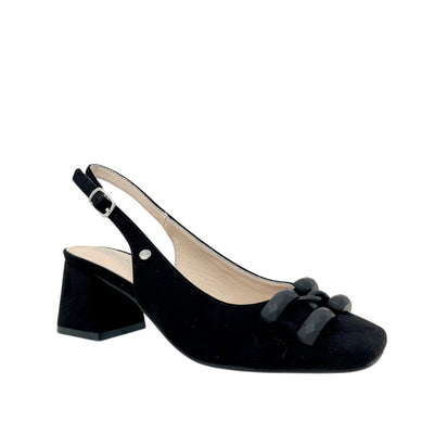 Tacones slingback Annie para mujer color negro