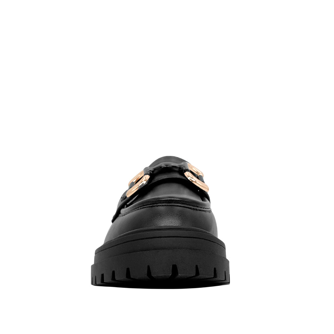 Mocasines Blanca para mujer color negro