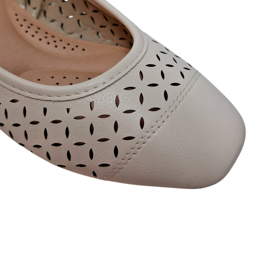Ballerinas Irina para mujer color hueso