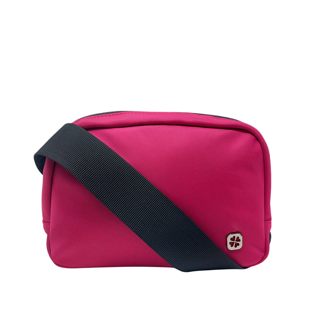 Cartera crossbody Tefi para mujer color fucsia