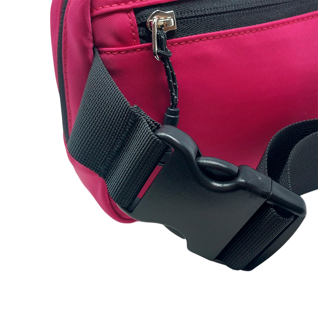 Cartera crossbody Tefi para mujer color fucsia